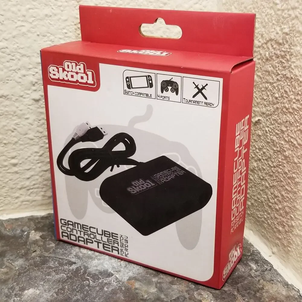 Gamecube Controller Adapter Switch / Wii U / PC (NEW) - Nintendo - Old Skool